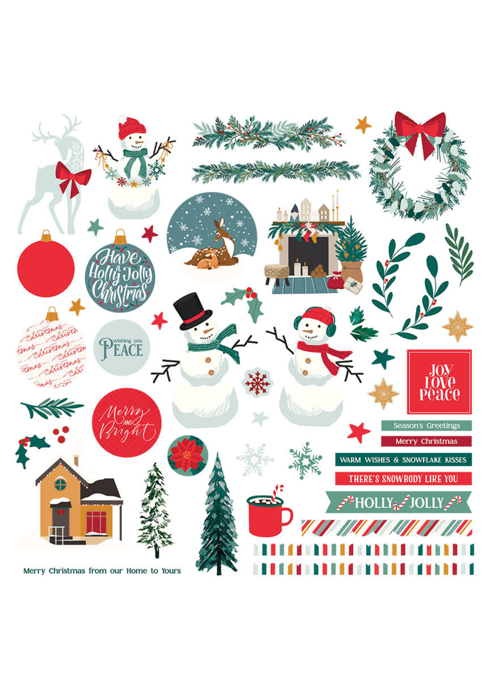 Photoplay It's a Wonderful Chritmas: Card Kit Stickers