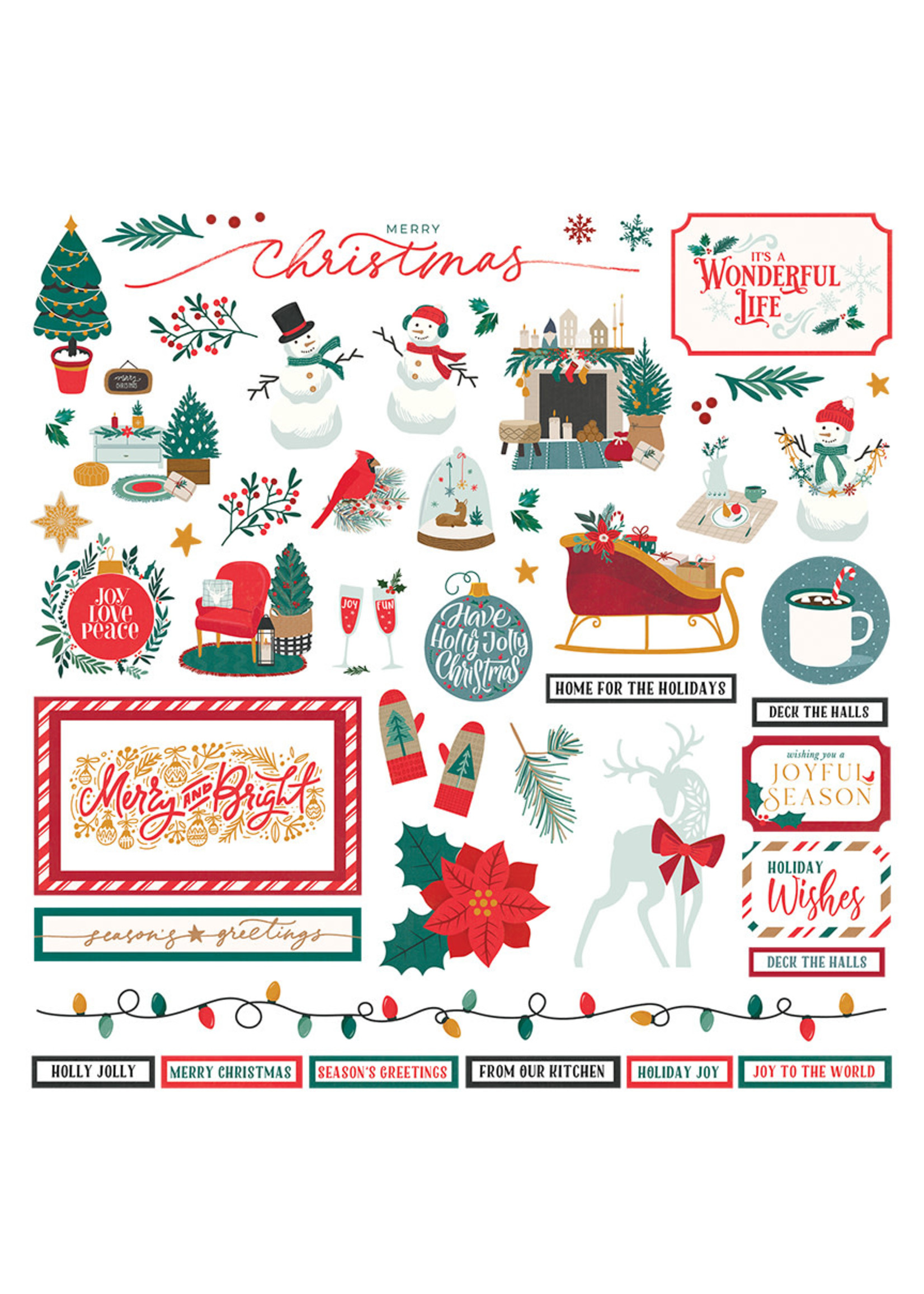 Photoplay It's a Wonderful Chritmas: Element Stickers