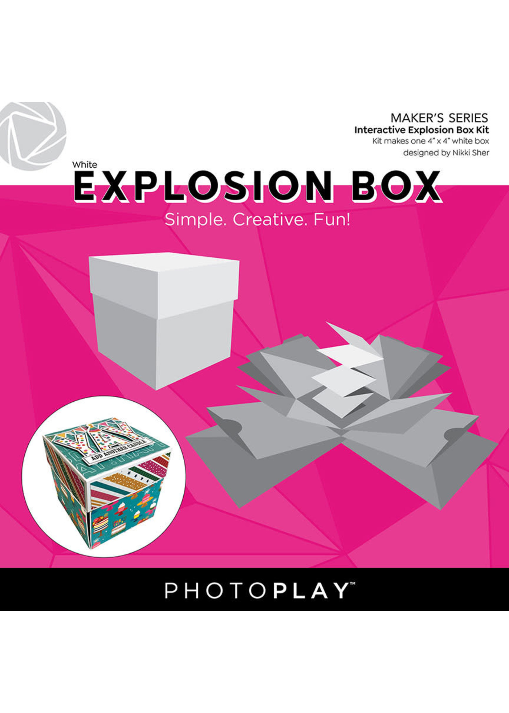 Photoplay Maker Series: Explosion Box White
