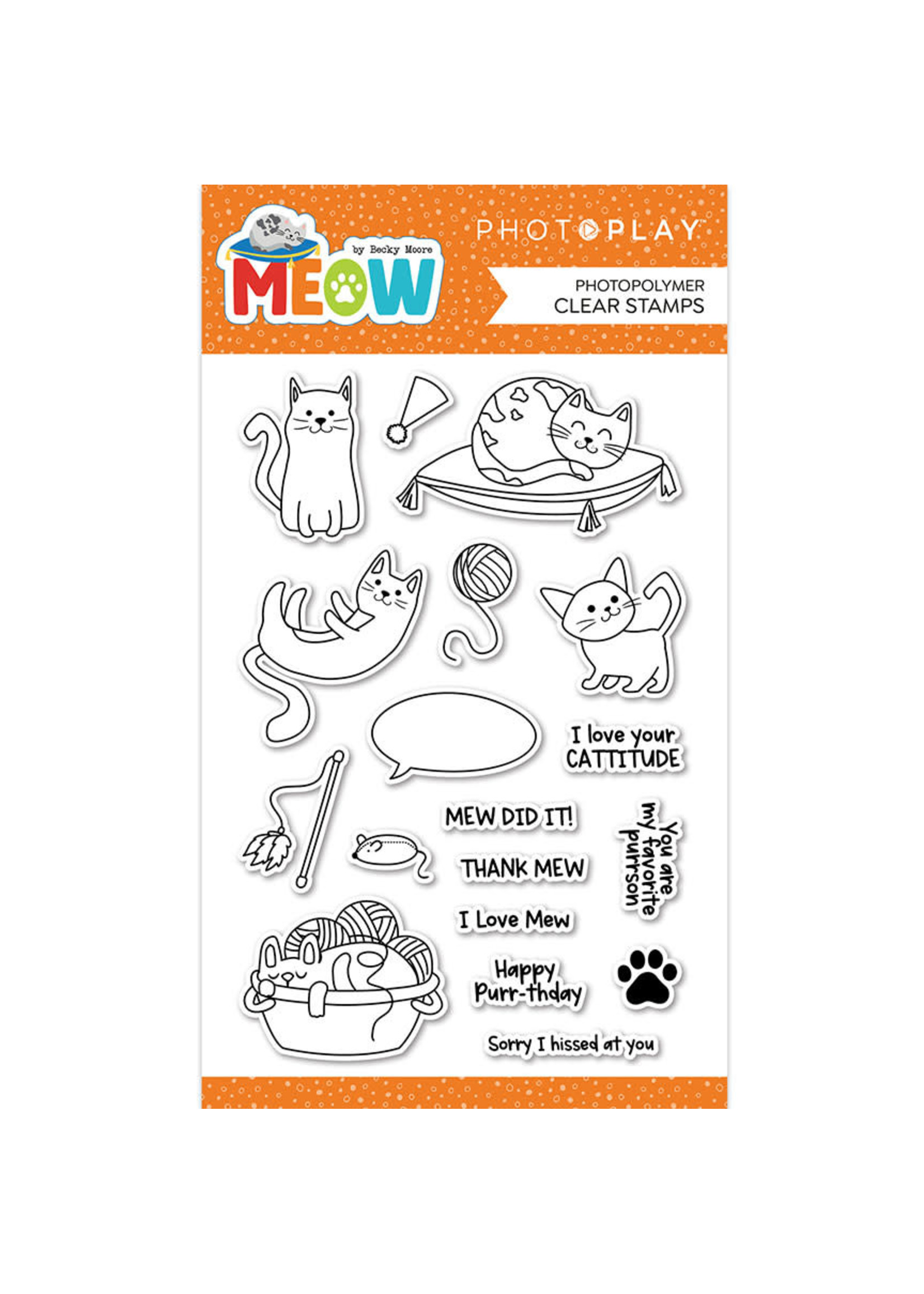 Photoplay Meow: Meow Stamp Set