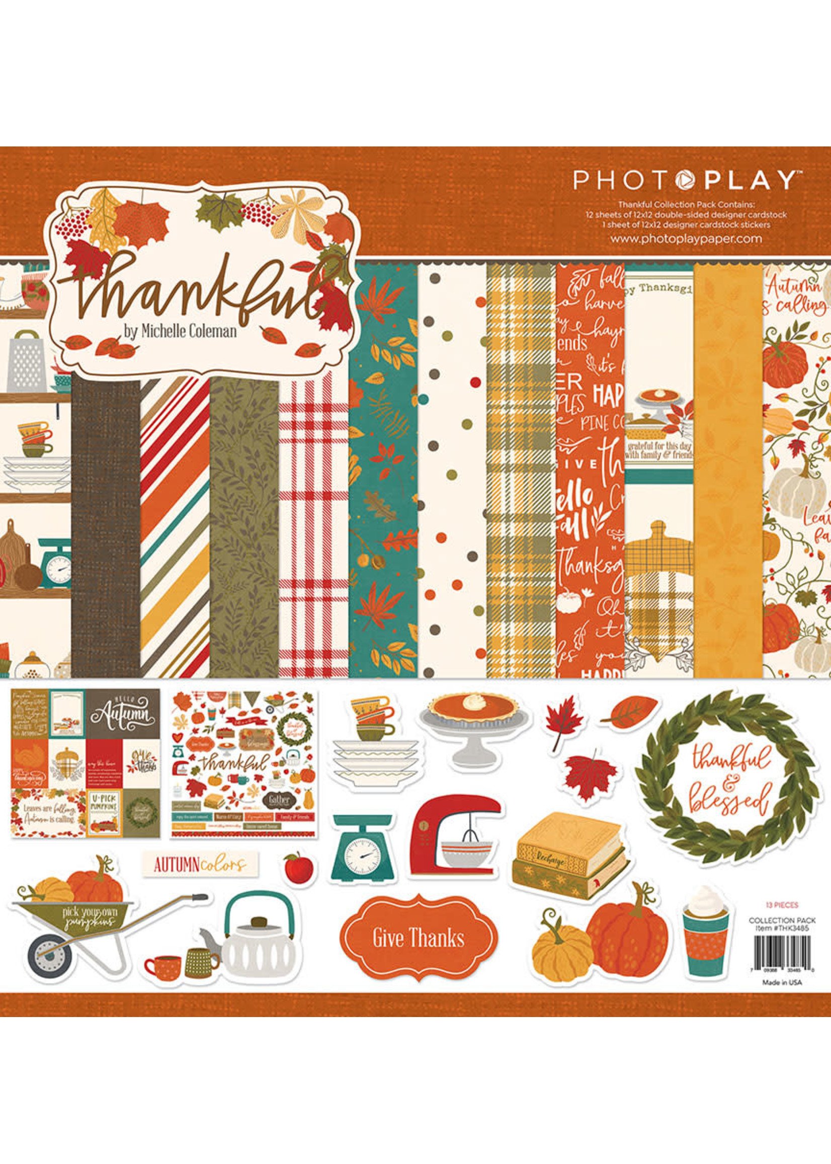 Photoplay Thankful Paper: Collection Pack