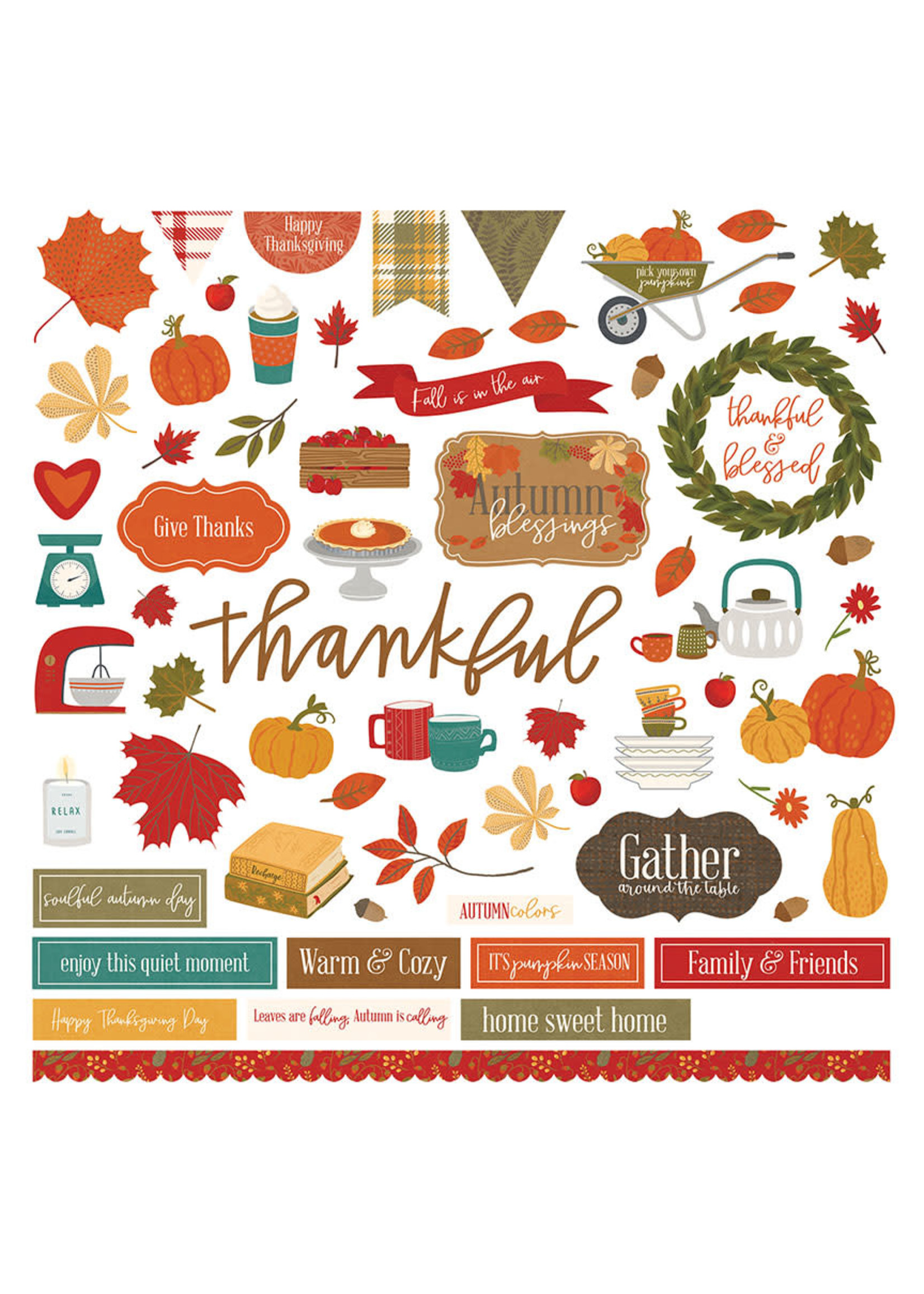 Photoplay Thankful Paper: Element Stickers