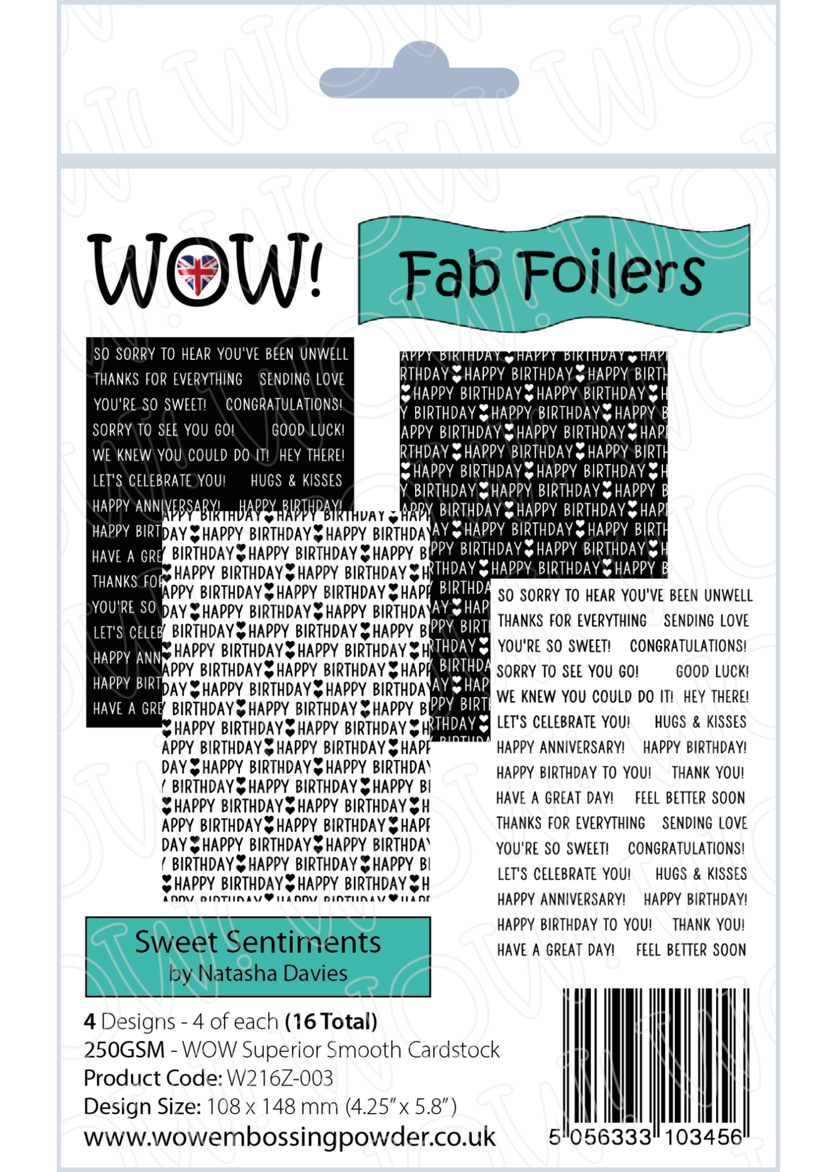 wow! Wow! Fab Foilers: Solid Panel