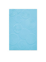 Sizzix Abstract Rounds Multi-Level Textured Impressions Embossing Folder