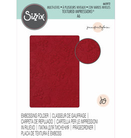 sizzix Winter Pattern Multi-Level Textured Impressions Embossing Folder