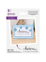 Crafter's Companion Believe in the Magic of Christmas Stamp & Die