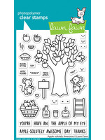 Lawn Fawn apple-solutely awesome stamp