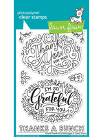 Lawn Fawn giant thank you messages stamp