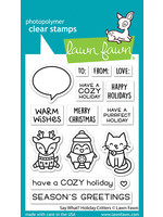 Lawn Fawn say what? holiday critters stamp