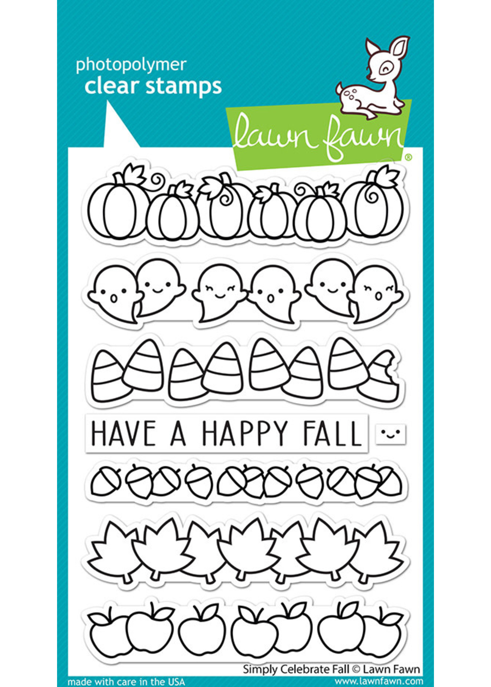 Lawn Fawn simply celebrate fall stamp
