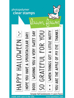Lawn Fawn simply fall sentiments stamp