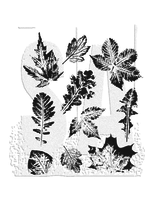 stampers anonymous Leaf Prints 2 Stamp