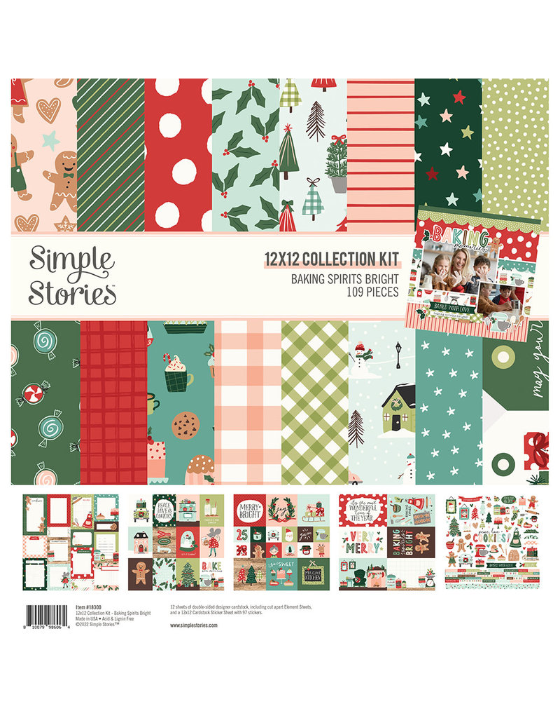 Simple Stories Baking Spirits Bright - Collection Kit