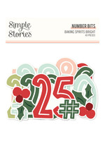Simple Stories Baking Spirits Bright - Number Bits & Pieces