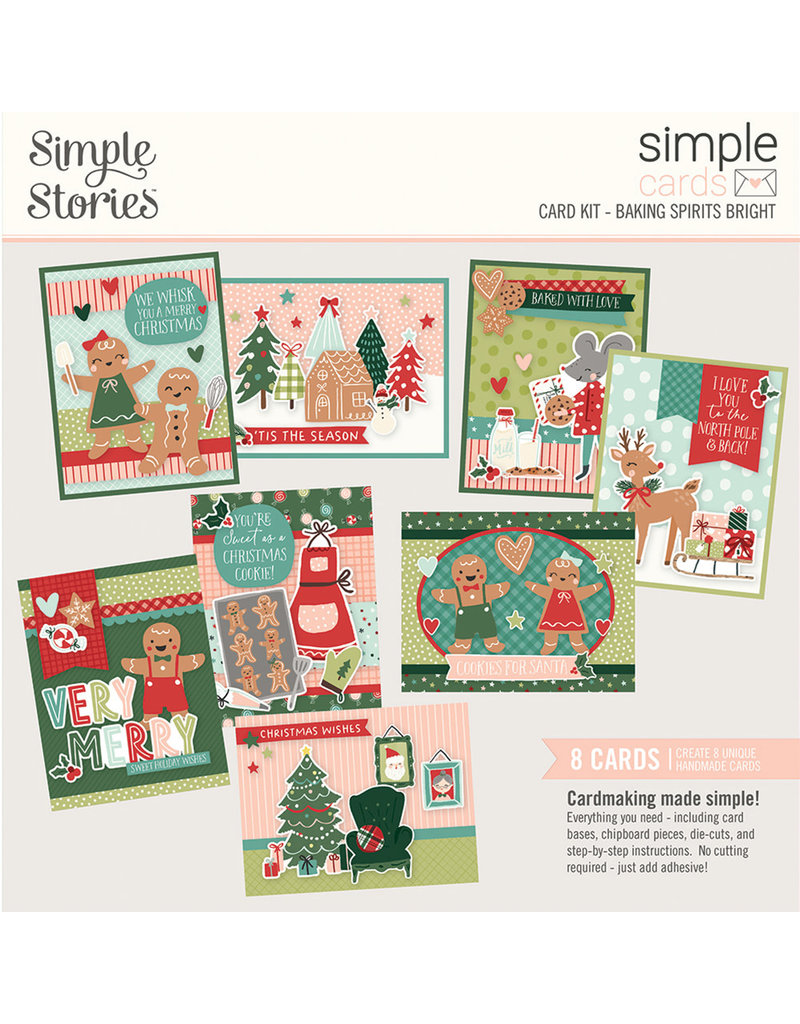 Simple Stories Baking Spirits Bright - Simple Cards Card Kit