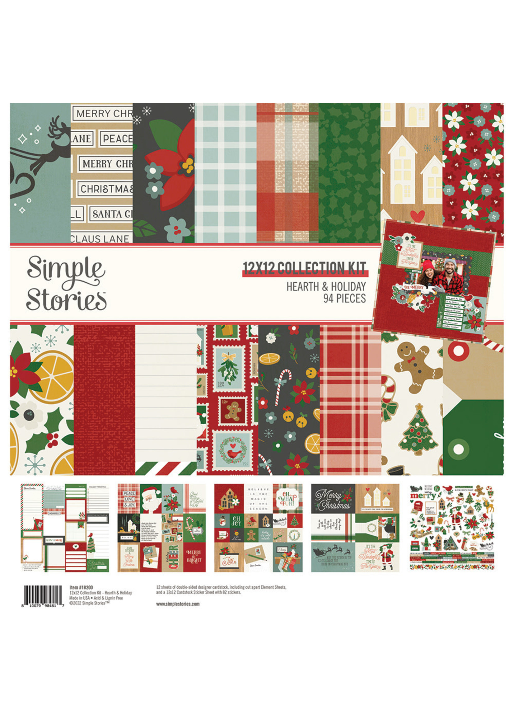 Simple Stories Hearth & Holiday - Collection Kit
