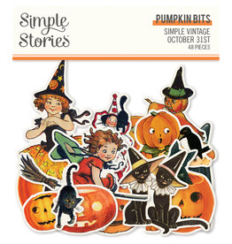 Simple Stories Simple Vintage October 31st - Pumpkin Bits & Pieces