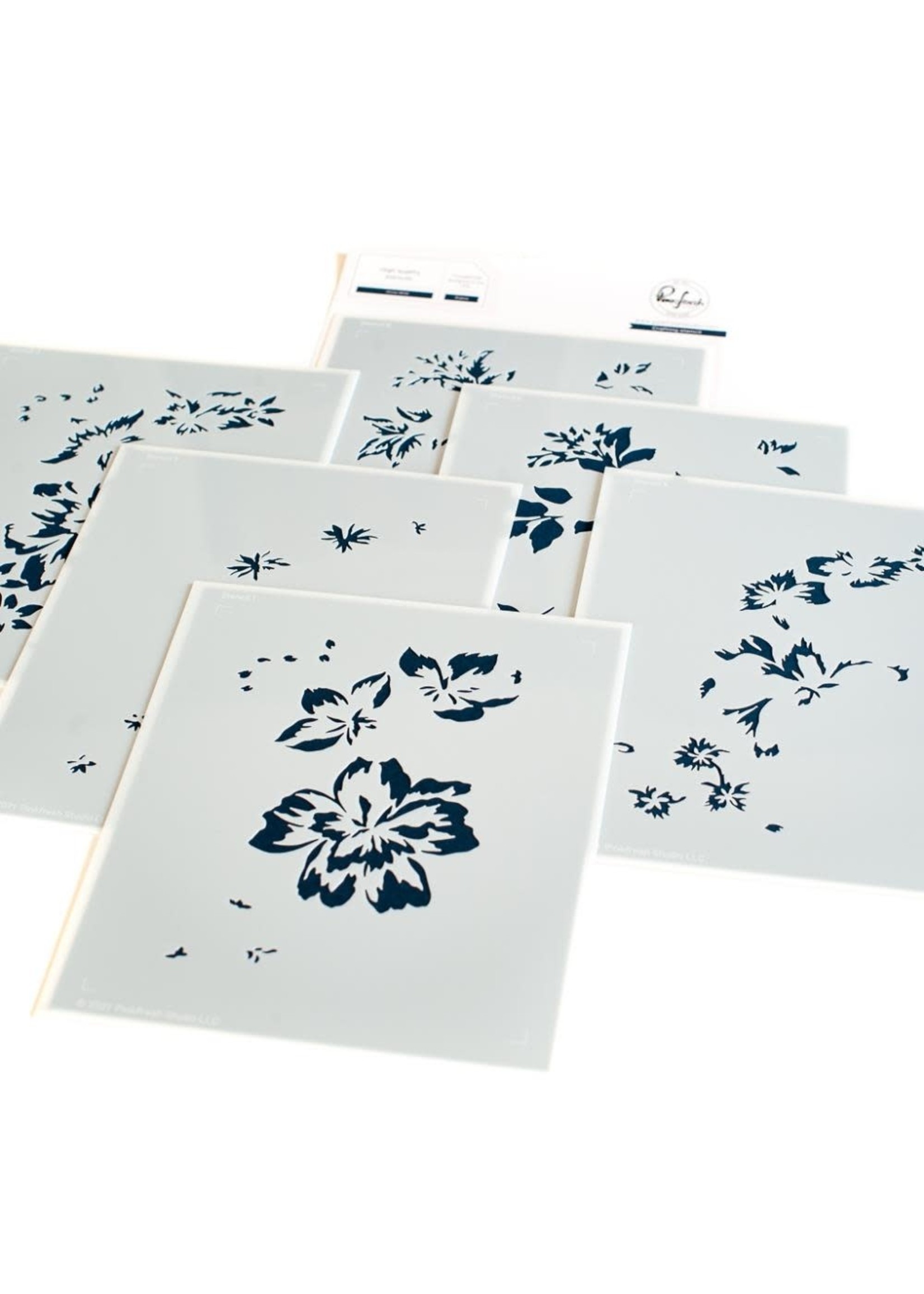 PinkFresh Studios Grow Wild Stencil Creative Escape PinkFresh Studios Grow Wild Stencil Creative Escape