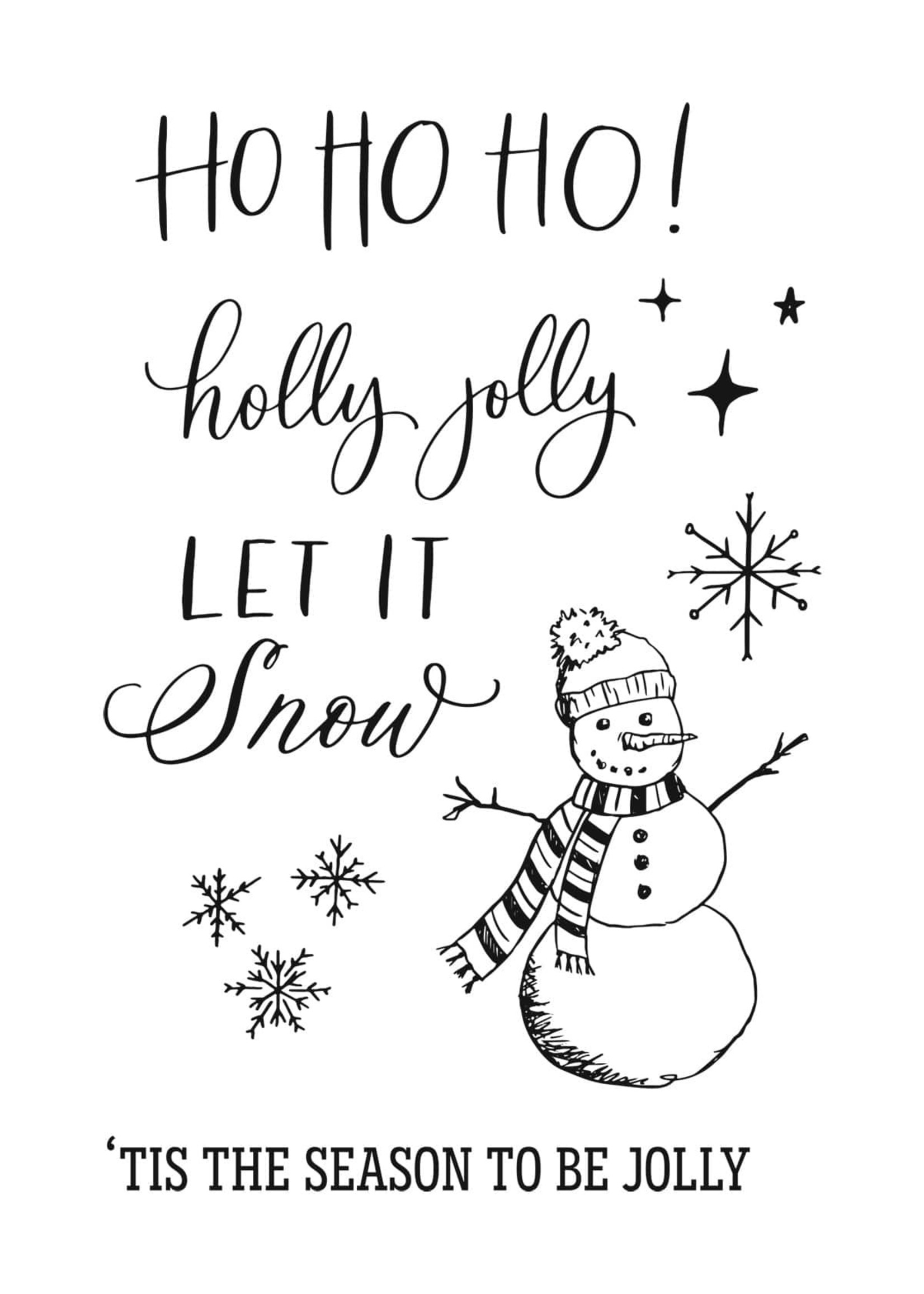 The Crafters Workshop Holly Jolly 4x6 Stamp
