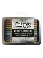 RANGER Distress Watercolor Pencils: Set 3 12/Pkg