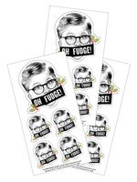 paper house A Christmas Story: Oh Fudge stickers