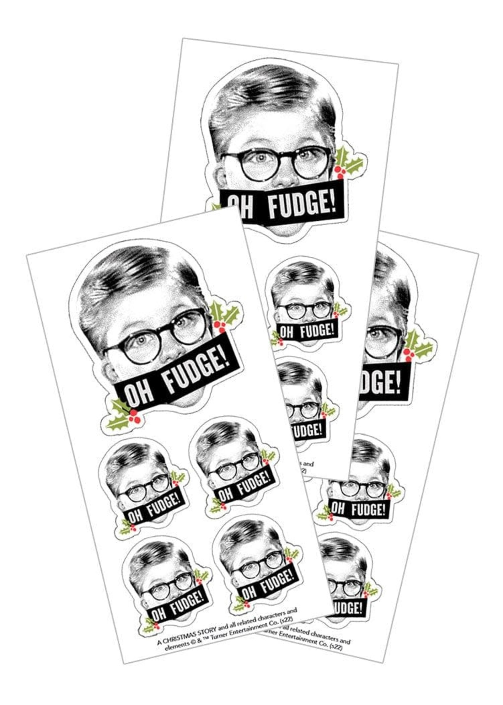 paper house A Christmas Story: Oh Fudge stickers