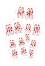 paper house Ballet Slippers 2x4 stickers