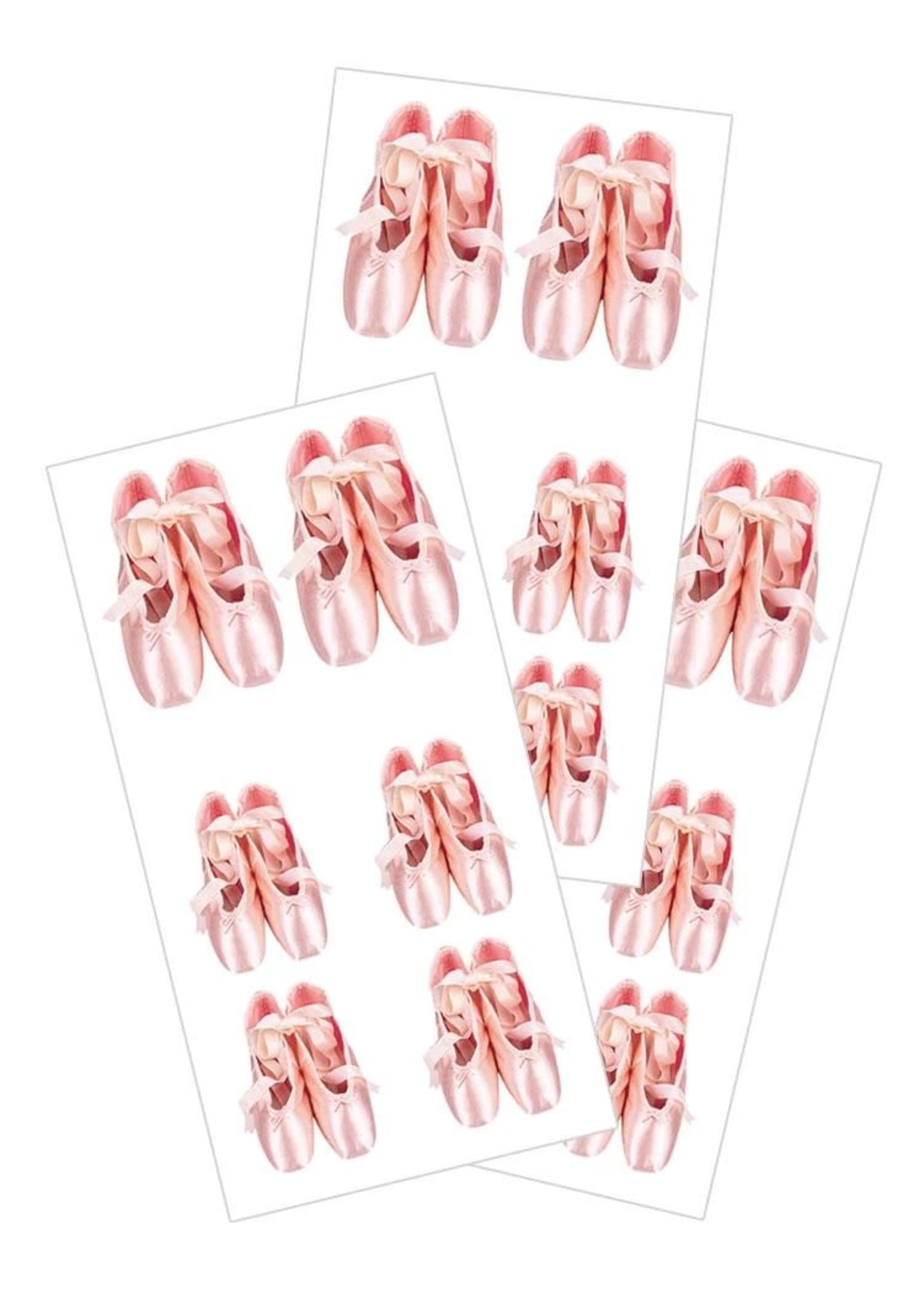 paper house Ballet Slippers 2x4 stickers