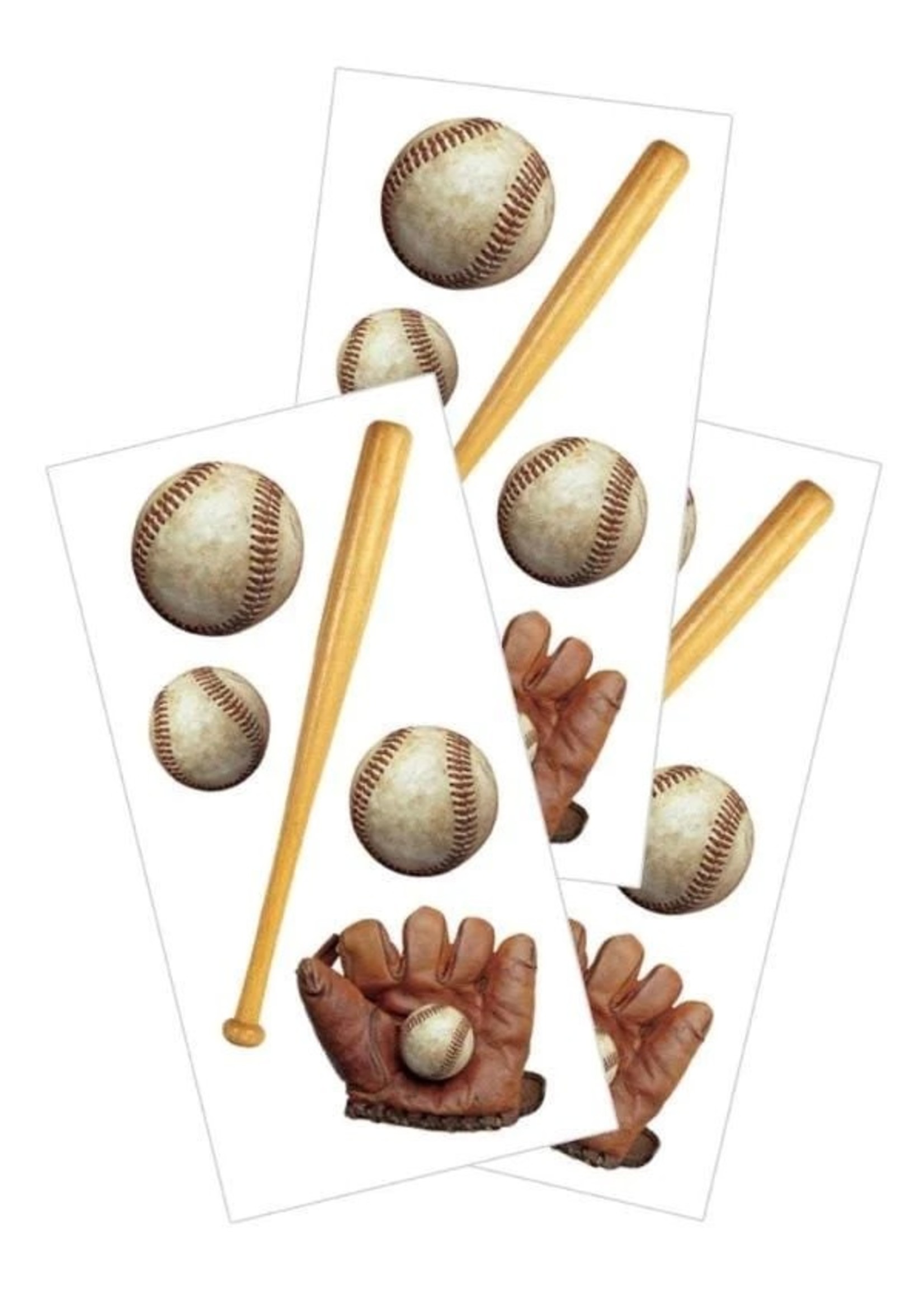 paper house Baseball Theme 2x4 stickers