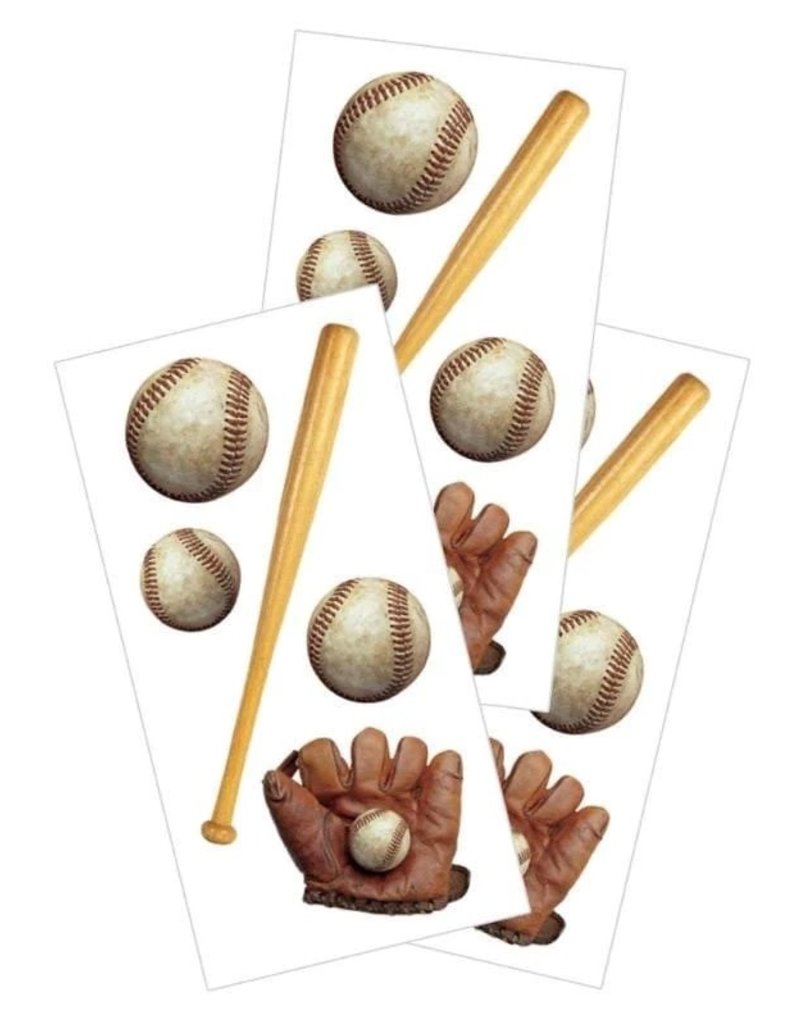 paper house Baseball Theme 2x4 stickers