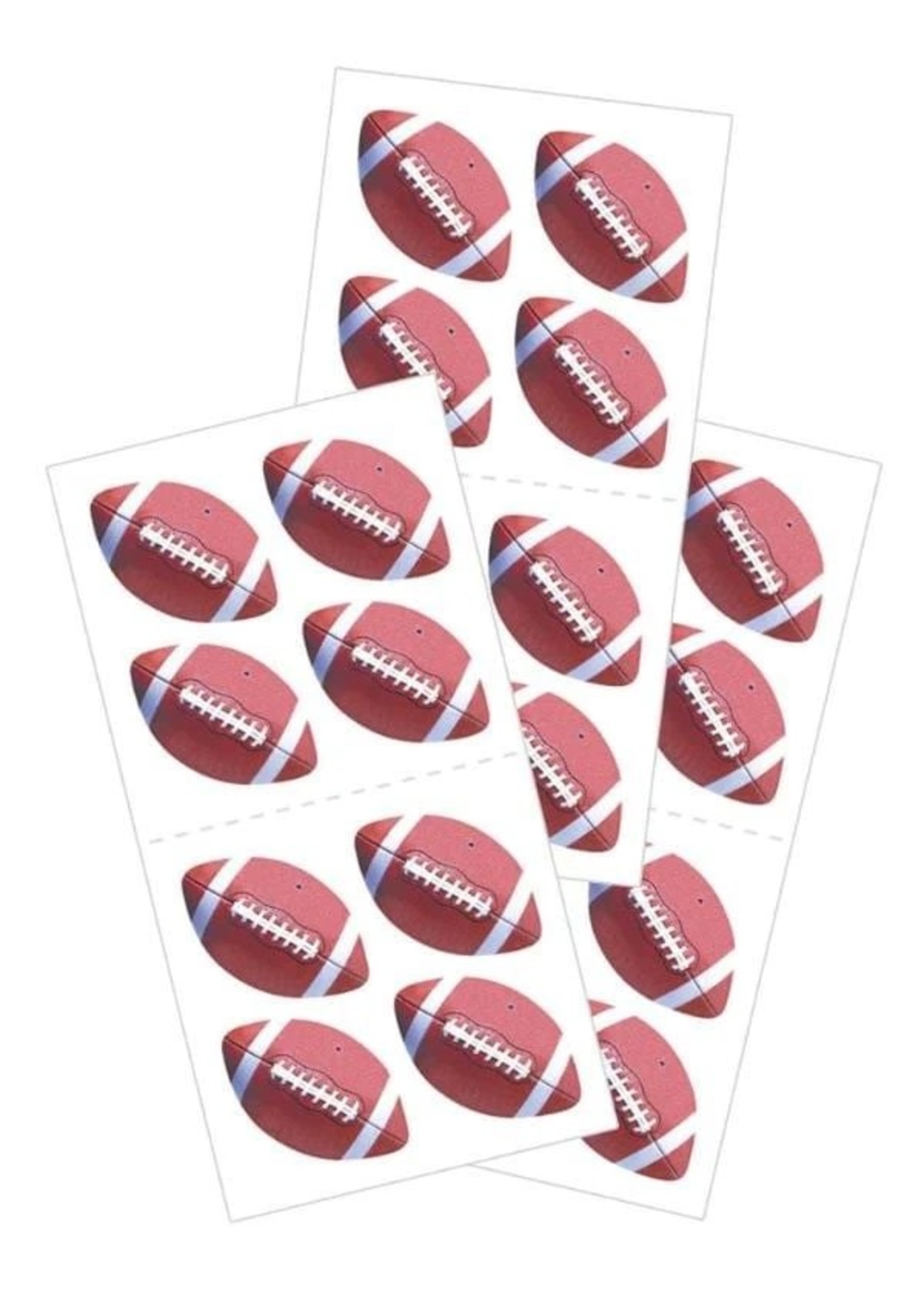 paper house Footballs 2x4 stickers