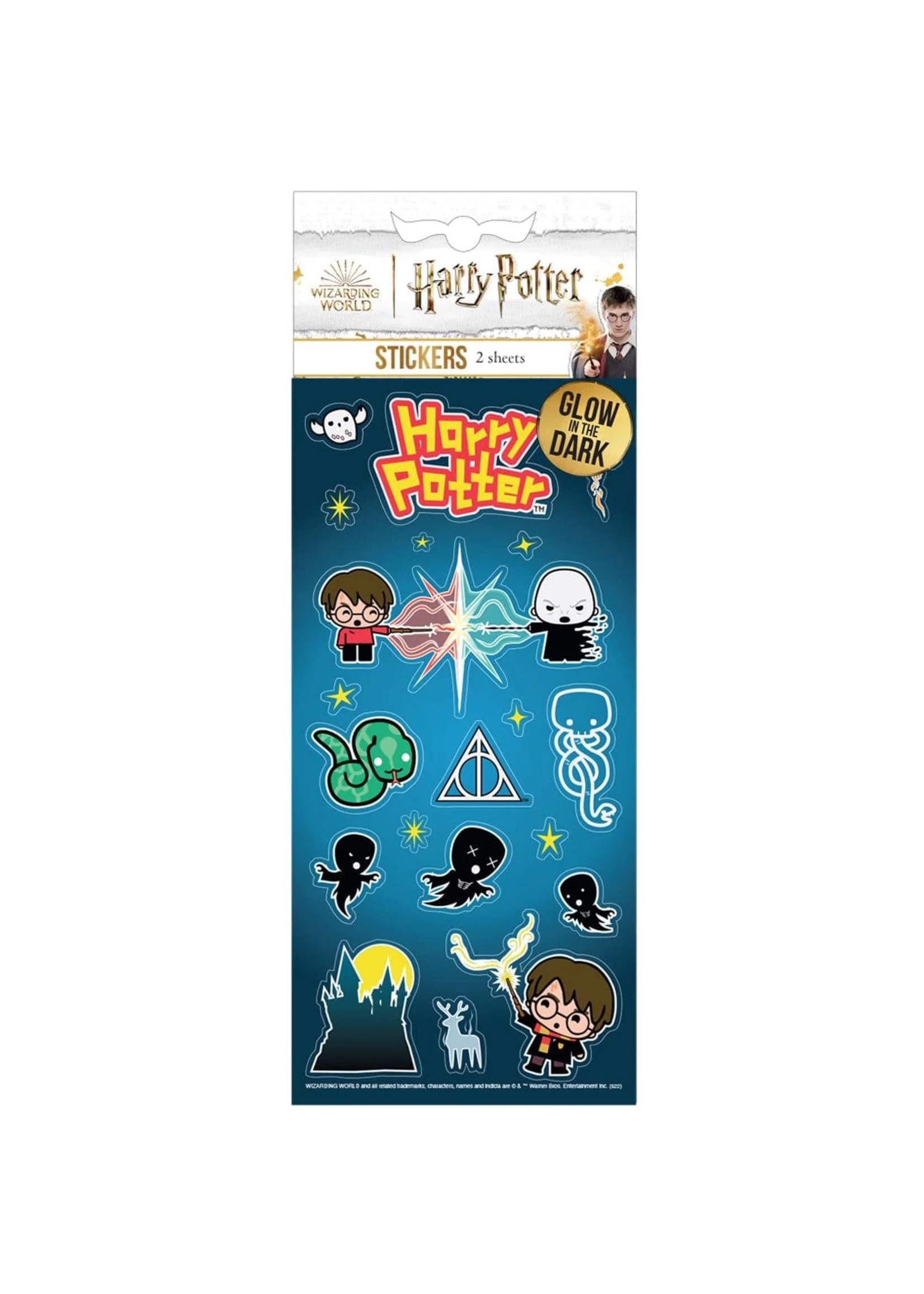 paper house Harry Potter Glow-in-the-Dark stickers