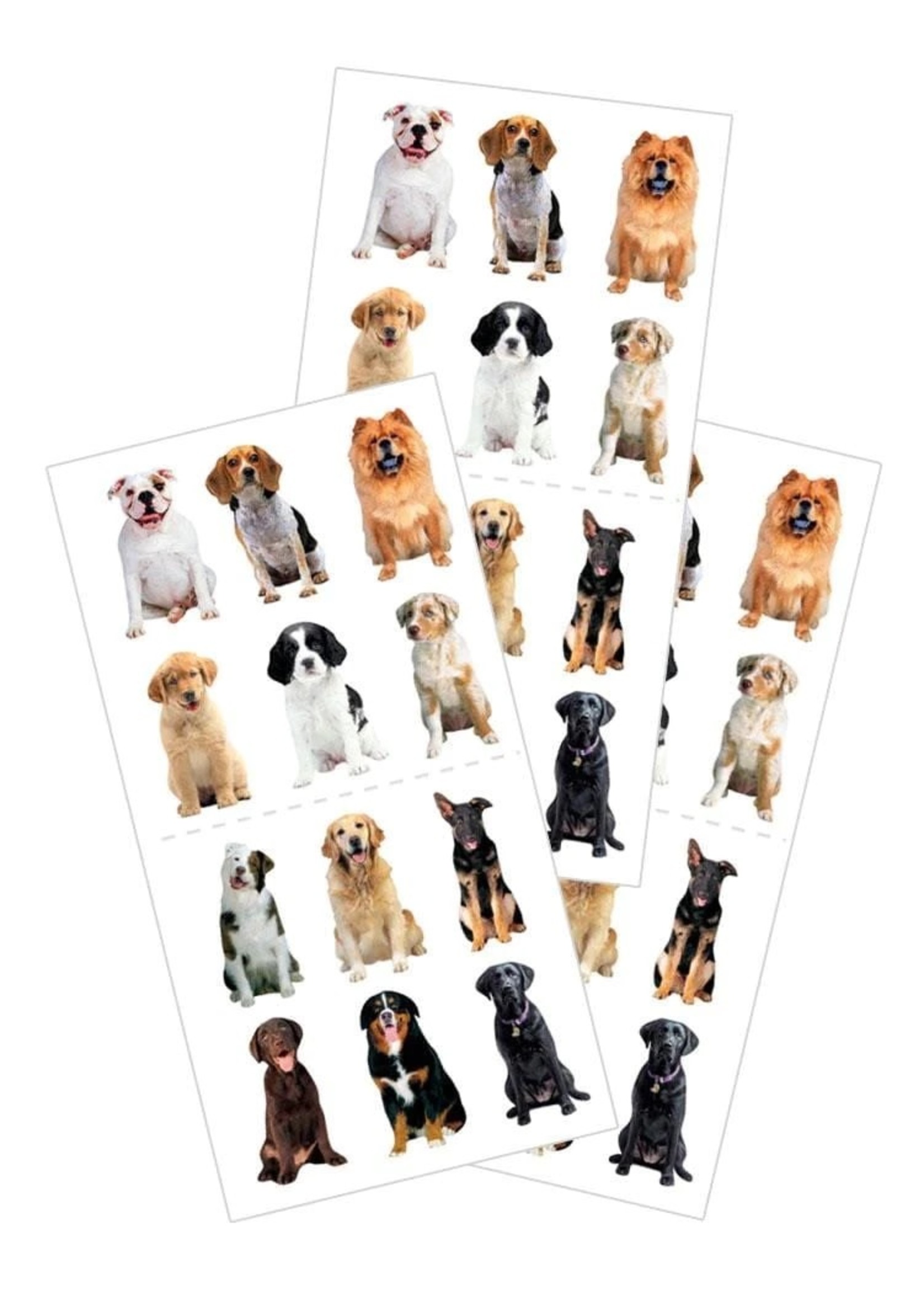 paper house Mini Mixed Dogs 2x4 stickers