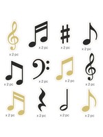 paper house Music Notes Diecut stickers