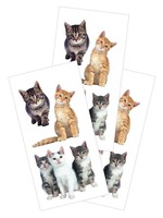 paper house Playful Kittens 2x4 stickers