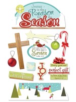 paper house Reason for the Season stickers