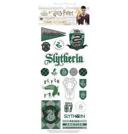 paper house Slytherin House Pride enamel stickers