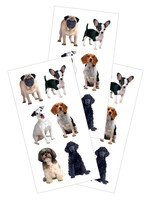 paper house Small Mixed Dogs 2x4 stickers