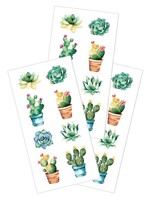 paper house Succulents 2x4 stickers