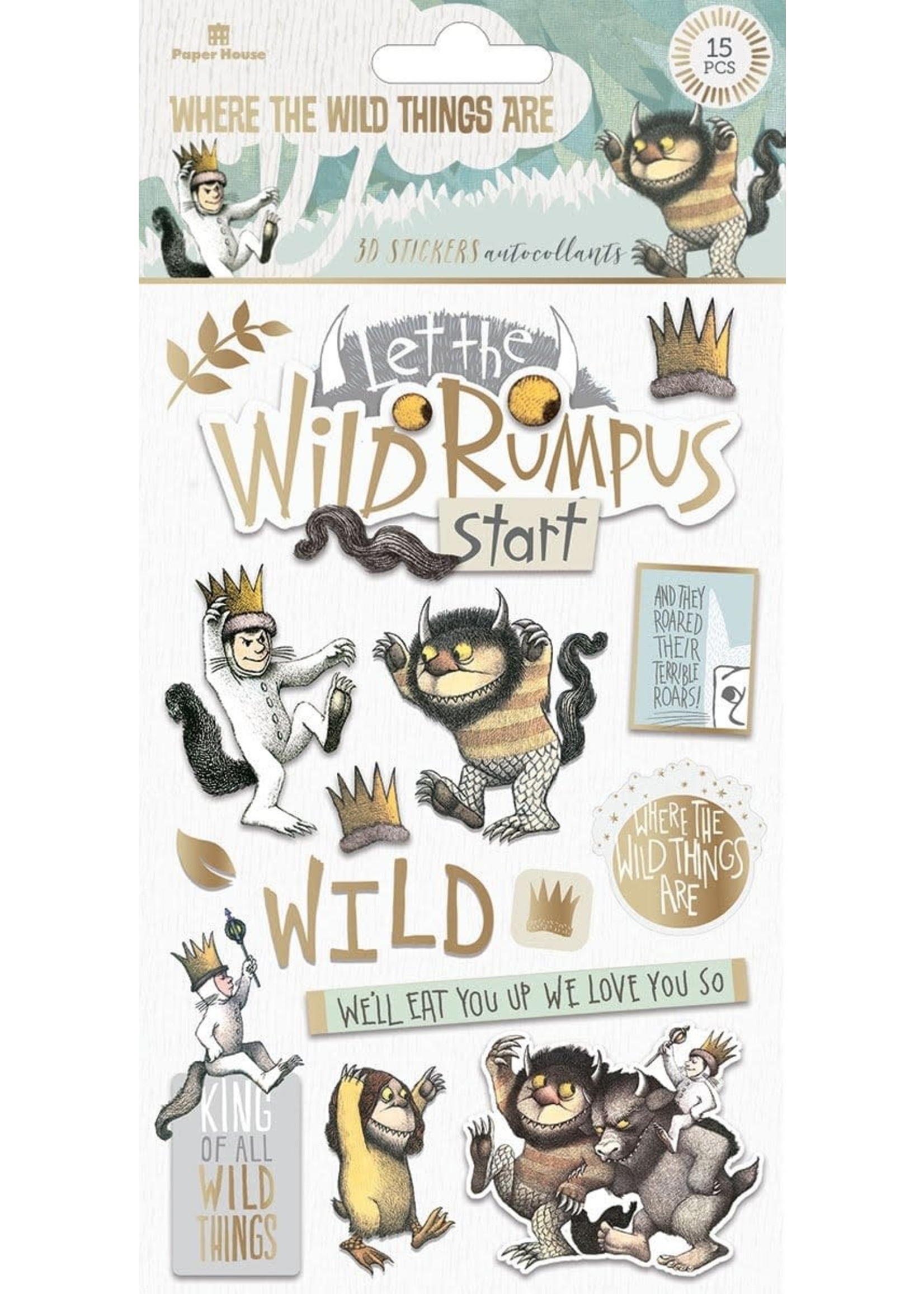 Where the Wild Things Are Scrapbook Instructions ONLY