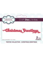 Creative Expressions Christmas Greetings Die