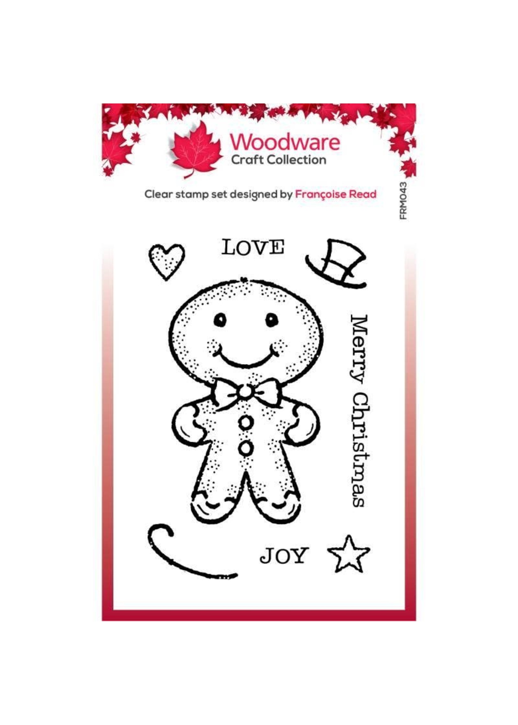 Woodware Gingerbread Man Stamp Creative Escape