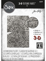 Sizzix Sizzix® 3-D Texture Fades™ Embossing Folder - Tree Rings by Tim Holtz®