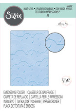 sizzix Sizzix® Multi-Level Textured Impressions® Embossing Folder - Rain Clouds by Olivia Rose
