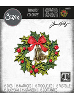 Sizzix Sizzix® Thinlits® Die Set 15PK - Yuletide, Colorize® by Tim Holtz®