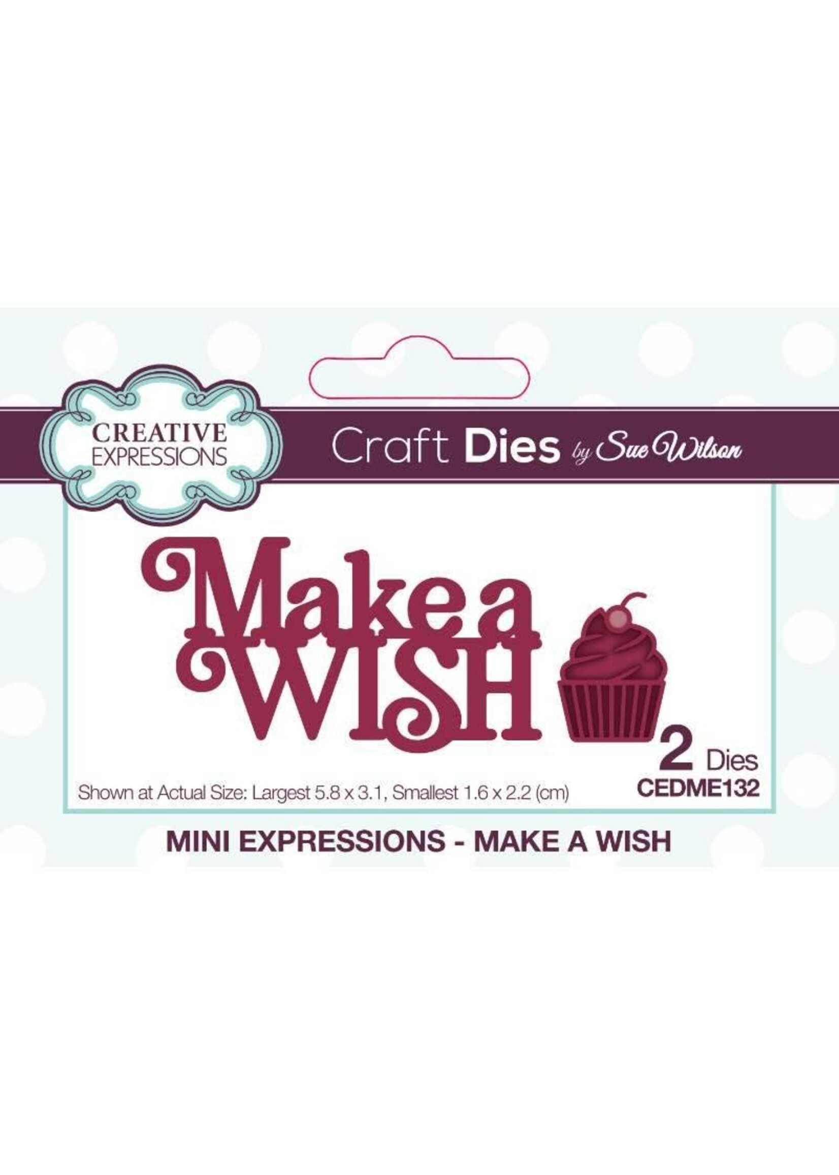 Creative Expressions Make A Wish Mini Expression die