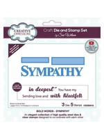 Creative Expressions Sympathy Die & Stamp Set
