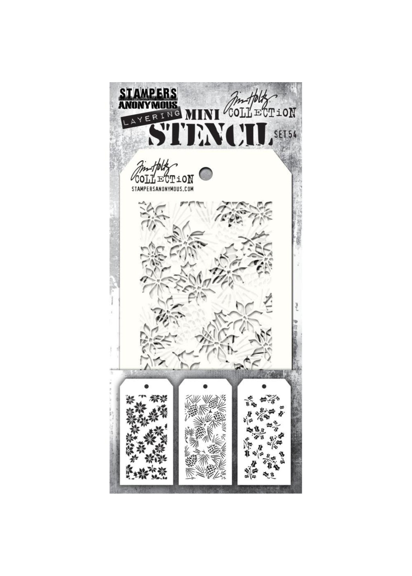 stampers anonymous Mini Stencil Set 54