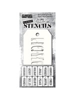stampers anonymous Element Stencils: Christmas