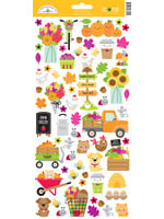 DOODLEBUG farmers market: icons stickers